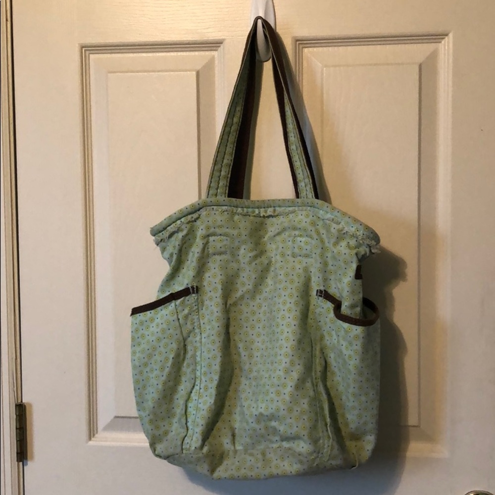 Thirty-one blue/green floral bag